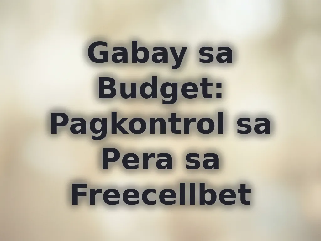 Gabay sa Budget